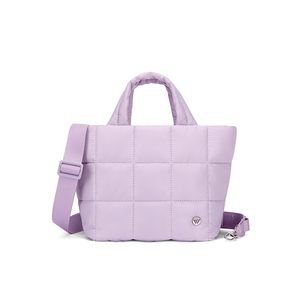 Mini Puffer Crossbody Bags, Small Puffy Quilted Purse Nylon C O_O